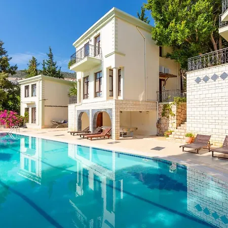 Villa Garden View With Private Pool Poppy Kalkan Id:308 *